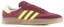 Adidas PUIG Samba Skate Shoes - maroon/semi solar yellow/shadow red
