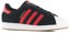Adidas Superstar ADV Skate Shoes - core black/better scarlet/footwear white