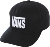 Vans Stretch Logo Snapback Hat - black