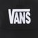 Vans Stretch Logo Snapback Hat - black - front detail