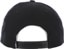 Vans Stretch Logo Snapback Hat - black - reverse