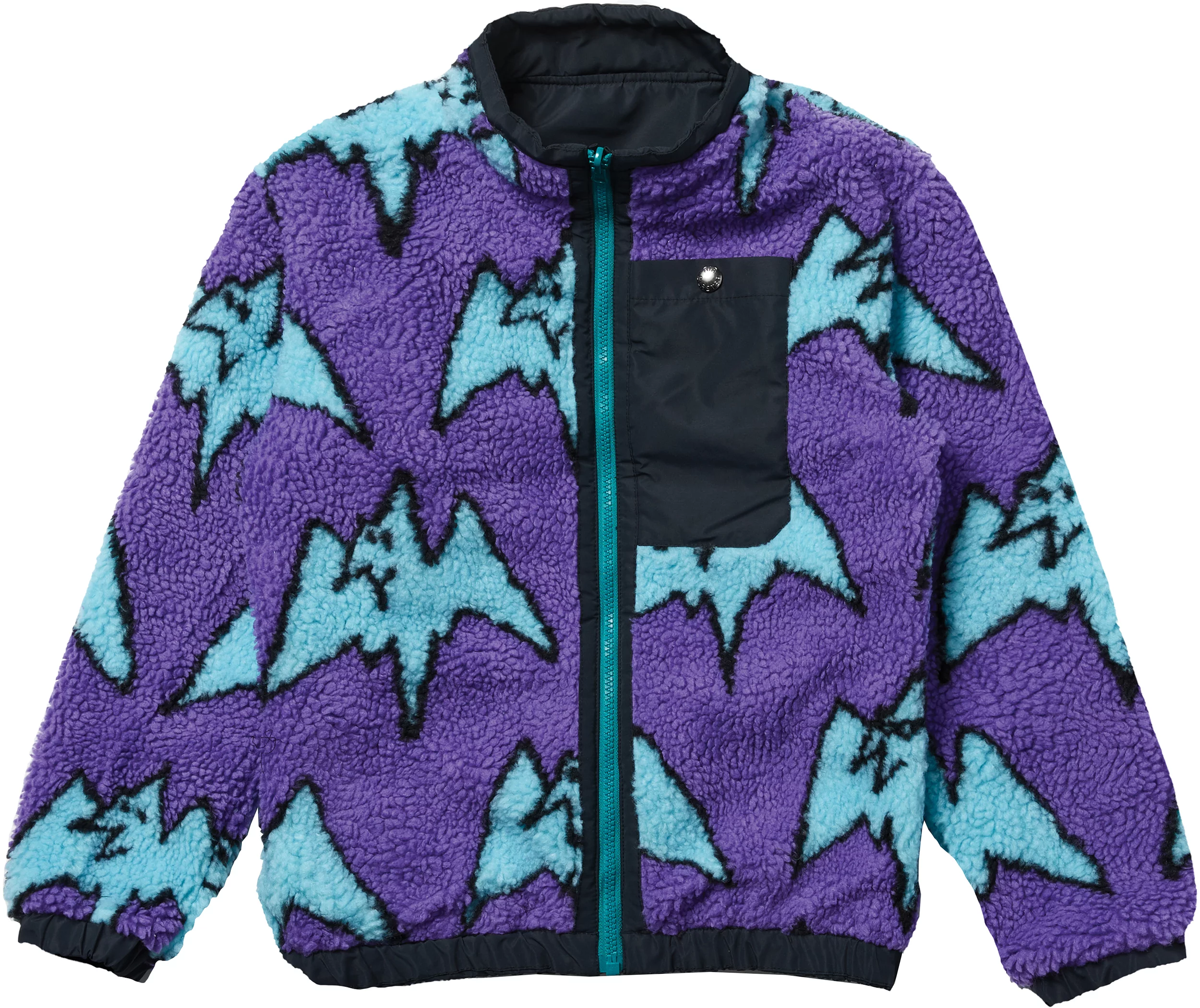 Airblaster Double Puff Reversible Jacket (Closeout) - black/terry