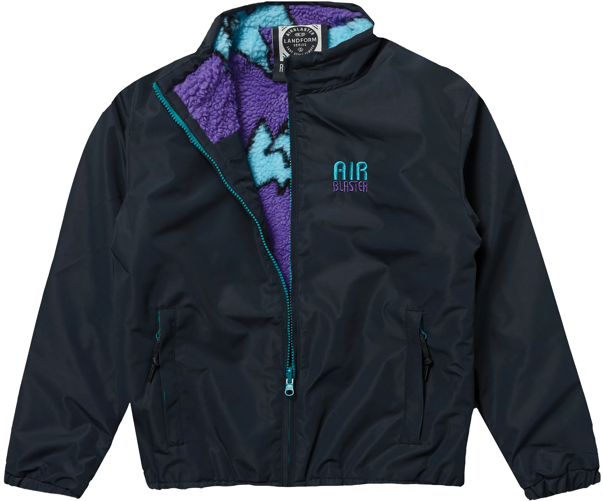 Airblaster Double Puff Reversible Jacket (Closeout) - black/terry