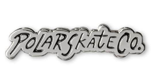 Polar Skate Co. Surf Logo Pin - silver/black - view large