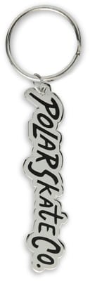 Polar Skate Co. Surf Logo Keychain - silver/black - view large