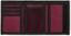 Polar Skate Co. Stretch Logo Wallet - wine - open