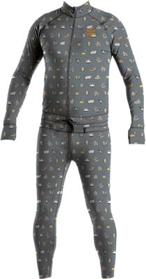 Airblaster Hoodless Ninja Suit (Closeout) - grey camp - view large