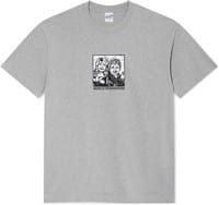 Polar Skate Co. World Domination T-Shirt - heather grey