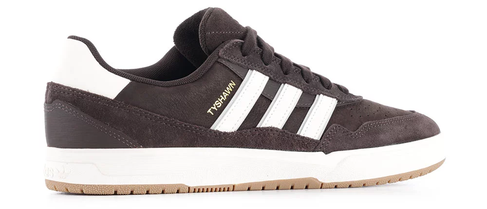 Adidas Tyshawn II Skate Shoes - aurora coffee/off white/chalk