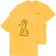 Polar Skate Co. Dual Living T-Shirt - yellow