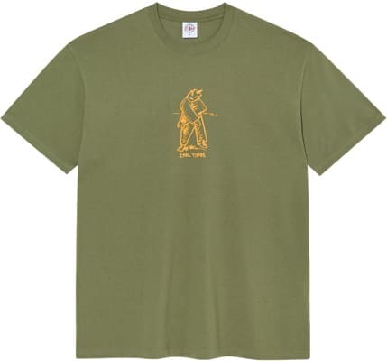 Polar Skate Co. Evol T-Shirt - army green - view large