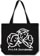 Polar Skate Co. Lunch Doodle Tote Bag - black