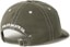 Polar Skate Co. Contrast Strapback Hat - olive - reverse
