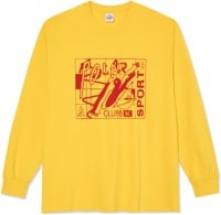 Polar Skate Co. Clubb Inc L/S T-Shirt - lemon