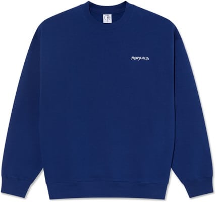 Polar Skate Co. Dave Crew Sweatshirt - deep royal blue - view large