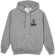 Polar Skate Co. Devil Man Zip Hoodie - heather grey