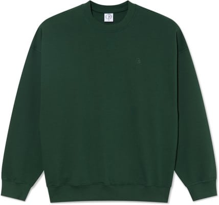Polar Skate Co. Frank Crew Sweatshirt - dark green - view large