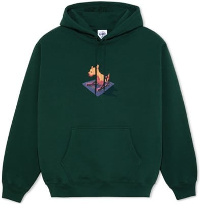 Polar Skate Co. Dog Hoodie - dark green - view large