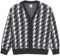 Polar Skate Co. Houndstooth Louis Cardigan Sweater - grey