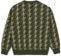 Polar Skate Co. Houndstooth Louis Cardigan Sweater - green - reverse