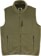 Polar Skate Co. Basic Fleece Vest Jacket - army green