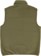 Polar Skate Co. Basic Fleece Vest Jacket - army green - reverse