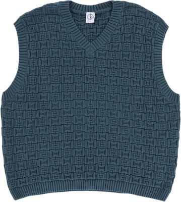 Polar Skate Co. Alex Vest Sweater - petrol blue - view large