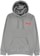 Independent Rhino Hoodie - gunmetal heather - front