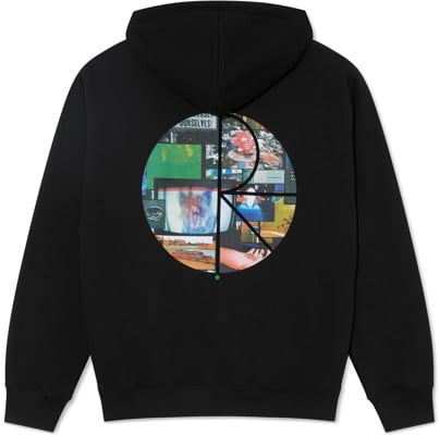 Polar Skate Co. Ourselves Collage Fill Logo Hoodie - black - view large