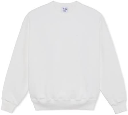 Polar Skate Co. Patch Crew Sweatshirt - cloud white - view large