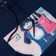 Polar Skate Co. Pink Dress Hoodie - dark blue - front detail