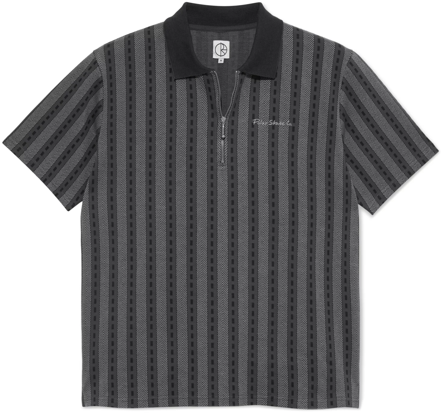 Polar Skate Co. Road Zip Polo Shirt - graphite | Tactics
