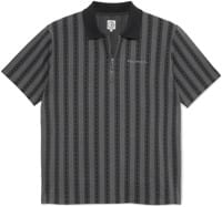 Polar Skate Co. Road Zip Polo Shirt - graphite