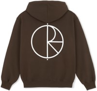 Polar Skate Co. Stroke Logo Hoodie - chocolate