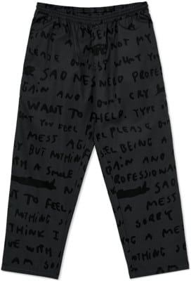 Polar Skate Co. Sad Notes Surf Pants - graphite - view large