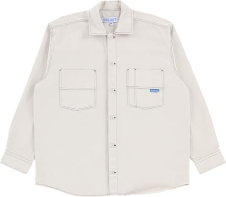 Polar Skate Co. Big Boy L/S Shirt - washed white - view large