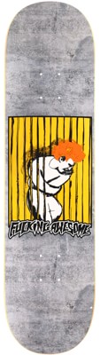 Fucking Awesome Aidan Psych Ward II 8.25 Skateboard Deck - yellow - view large