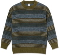 Polar Skate Co. George Sweater - blue green mix