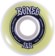 Bones 100's OG Formula V4 Wide Skateboard Wheels - white/yellow (100a)