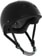 Yepa Hawk T-Shell Pro Skate Helmet - matte black/teal - reverse angle