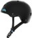 Yepa Hawk T-Shell Pro Skate Helmet - matte black/teal - side
