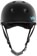 Yepa Hawk T-Shell Pro Skate Helmet - matte black/teal - front