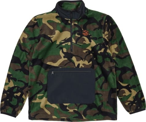 Airblaster Fleece Pullover Half Zip Sweatshirt - dinoflage xl - view large
