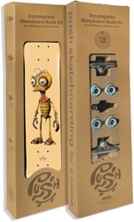 Push Bee Zombie Incomplete 8.0 Complete Skateboard - peach