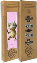 Push Double Thumb Incomplete 7.0 Complete Skateboard - pink