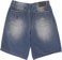 Adidas Tyshawn WD Shorts - indigo denim - reverse