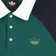 Adidas Tyshawn Rugby Polo Shirt - collegiate green/legend ink - front detail