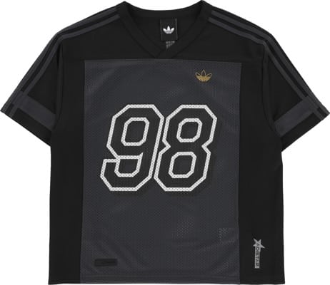Adidas Tyshawn Jersey - black/iron metallic/carbon - view large