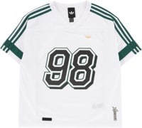Adidas Tyshawn Jersey - white/ice gold metallic/collegiate green