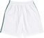 Adidas Tyshawn B Shorts - white/matte gold/collegiate green - reverse